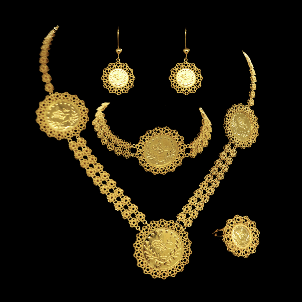 21K Gold Necklace Set